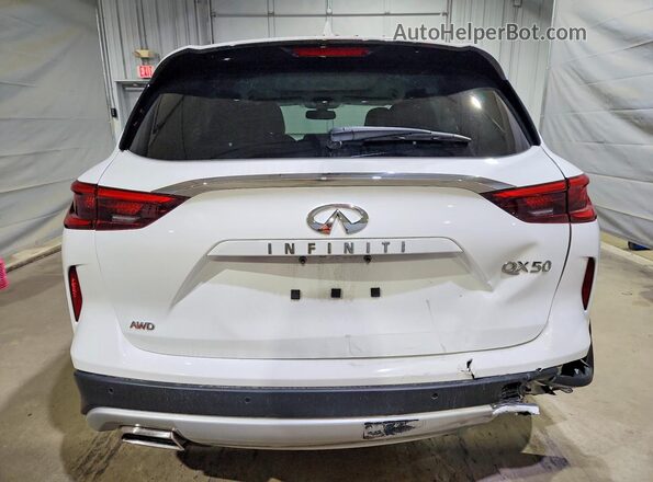 3PCAJ5M35KF147289 2019 INFINITI QX50 White Հետևի տեսք