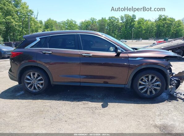 3PCAJ5M35LF103519 2020 INFINITI QX50 Brown უკანა სალონის ხედი