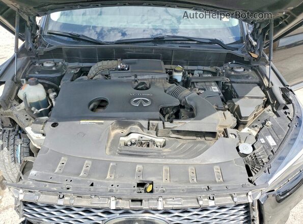 3PCAJ5M35LF111653 2020 INFINITI QX50 Black Vista del compartimento del motor