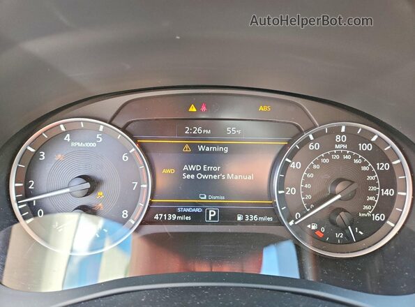 3PCAJ5M38LF104700 2020 INFINITI QX50 White Instrument cluster view