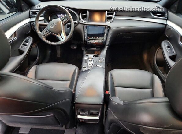 3PCAJ5M38LF106642 2020 INFINITI QX50 Black Առջևի վահանակի տեսք