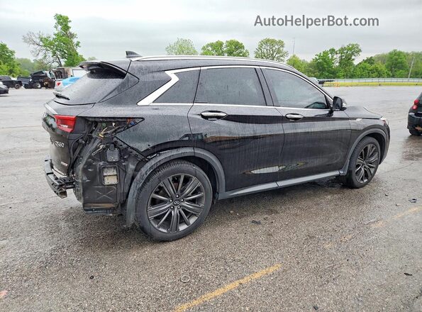 3PCAJ5M38LF106642 2020 INFINITI QX50 Black Հետևի աջ