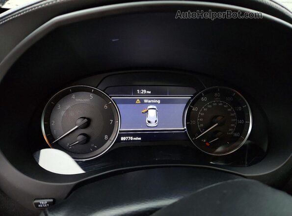 3PCAJ5M38LF106642 2020 INFINITI QX50 Black Սարքավորումների վահանակի տեսք