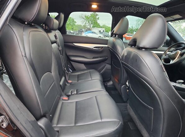 3PCAJ5M38LF106642 2020 INFINITI QX50 Black Սալոնի հետևի տեսք