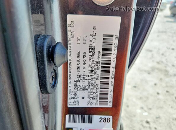 3TMAZ5CN3PM201347 2023 TOYOTA TACOMA Gray Widok komory silnika