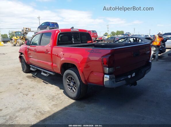 3TMBZ5DN0JM012391 2018 TOYOTA TACOMA Burgundy Rear left