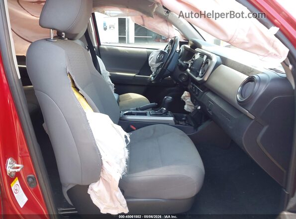 3TMBZ5DN0JM012391 2018 TOYOTA TACOMA Burgundy Front interior view