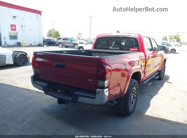 3TMBZ5DN0JM012391 2018 TOYOTA TACOMA Burgundy Rear right