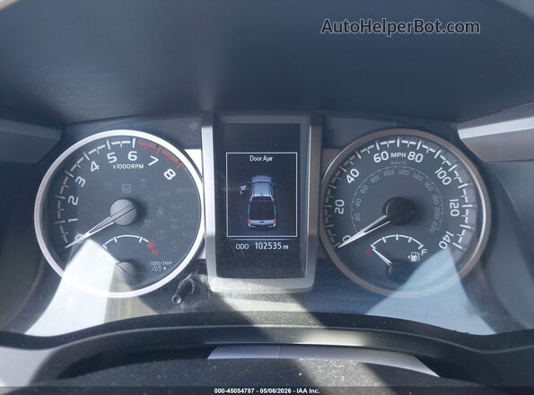 3TMBZ5DN3LM025977 2020 TOYOTA TACOMA Silver უკანა სავარძლების ხედი