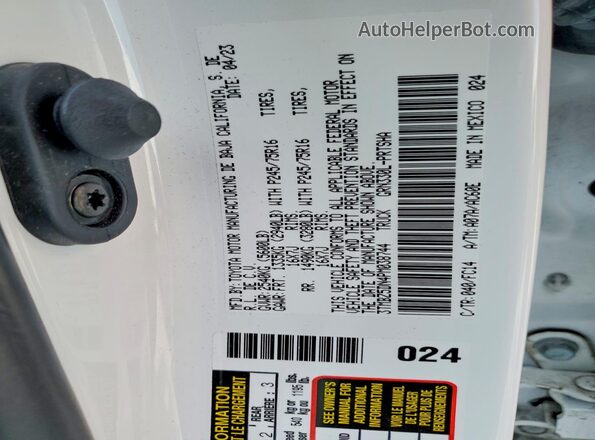 3TMBZ5DN4PM038744 2023 TOYOTA TACOMA White 
