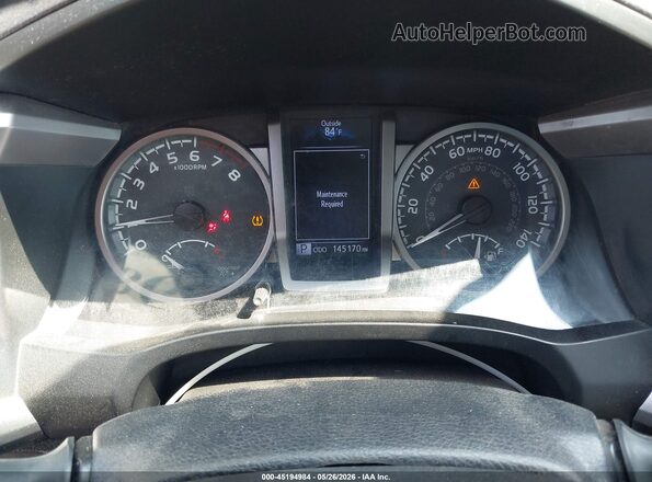 3TMBZ5DN5KM019824 2019 TOYOTA TACOMA Black უკანა სავარძლების ხედი