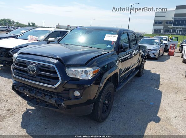 3TMBZ5DN5KM019824 2019 TOYOTA TACOMA Black წინა მარცხენა ხედი სამი მეოთხედიდან