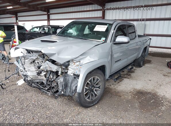 3TMBZ5DNXLM026818 2020 TOYOTA TACOMA Gray წინა მარცხენა ხედი სამი მეოთხედიდან