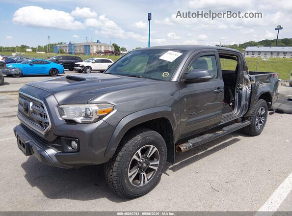 3TMCZ5AN0HM044129 2017 TOYOTA TACOMA Gray Przód lewy