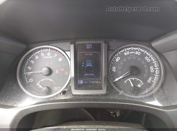 3TMCZ5AN0HM044129 2017 TOYOTA TACOMA Gray Widok tylnych siedzeń