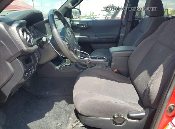 3TMCZ5AN0HM107763 2017 TOYOTA TACOMA Red Սալոնի դիմացի տեսք