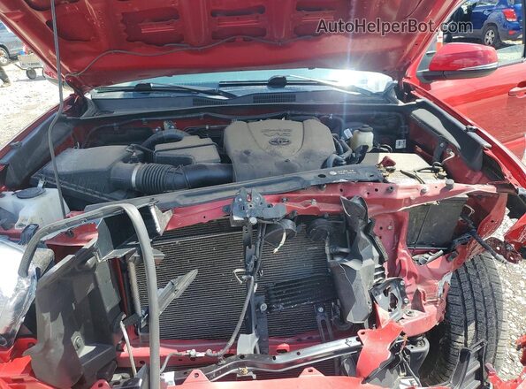 3TMCZ5AN0HM107763 2017 TOYOTA TACOMA Red Սալոնի հետևի տեսք