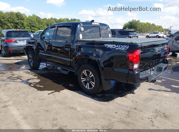 3TMCZ5AN0KM209183 2019 TOYOTA TACOMA Black Tył lewy