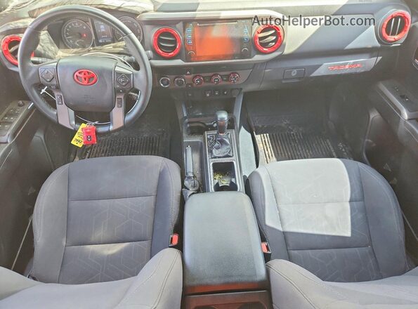 3TMCZ5AN0KM227425 2019 TOYOTA TACOMA White Dashboard view