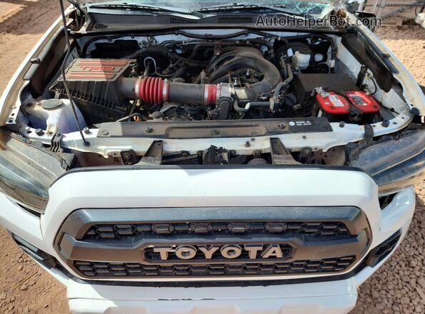 3TMCZ5AN0KM227425 2019 TOYOTA TACOMA White Rear interior view
