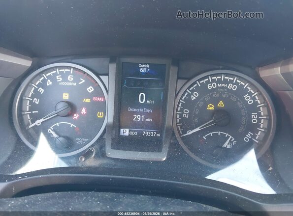 3TMCZ5AN0KM258304 2019 TOYOTA TACOMA Gray 