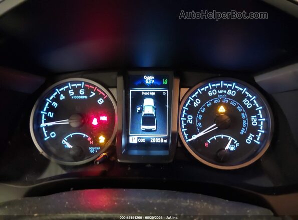 3TMCZ5AN0PM580819 2023 TOYOTA TACOMA Black Widok tylnych siedzeń