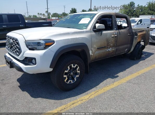 3TMCZ5AN1PM614198 2023 TOYOTA TACOMA White Առջևի ձախ երեք քառորդ տեսարան
