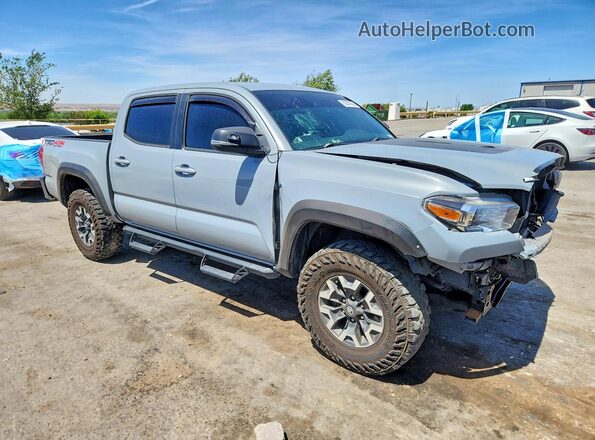 3TMCZ5AN2JM184642 2018 TOYOTA TACOMA Gray 
