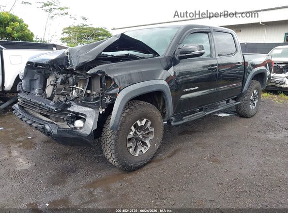 3TMCZ5AN2KM197599 2019 TOYOTA TACOMA Black წინა მარცხენა ხედი სამი მეოთხედიდან