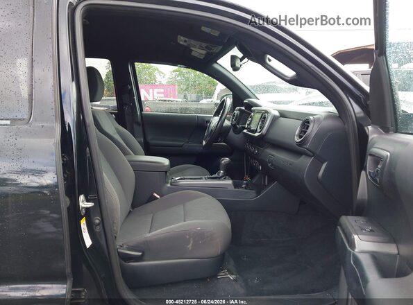 3TMCZ5AN2KM197599 2019 TOYOTA TACOMA Black წინა სალონის ხედი