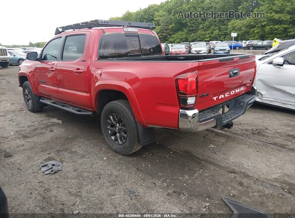 3TMCZ5AN2LM369535 2020 TOYOTA TACOMA Red Հետևի ձախ