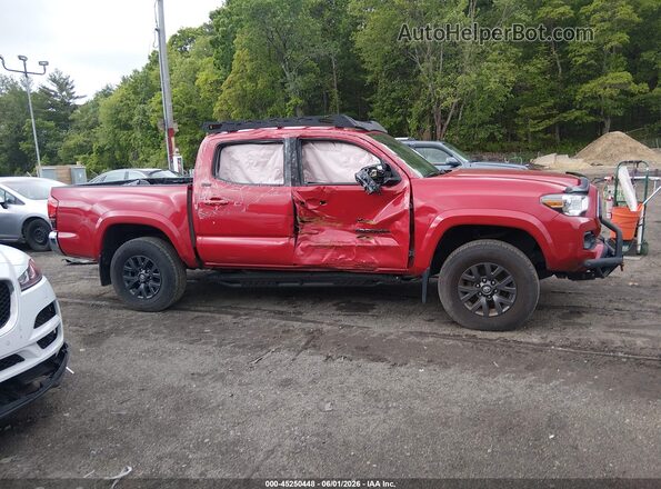 3TMCZ5AN2LM369535 2020 TOYOTA TACOMA Red Սարքավորումների վահանակի տեսք