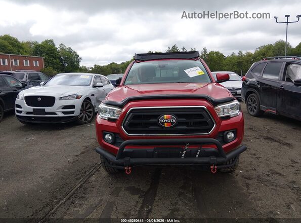 3TMCZ5AN2LM369535 2020 TOYOTA TACOMA Red Առջևի վահանակի տեսք