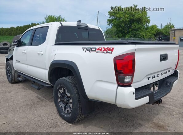 3TMCZ5AN4JM173786 2018 TOYOTA TACOMA White უკანა მარცხენა