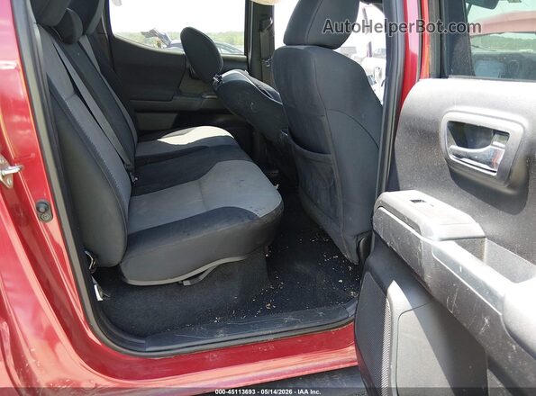 3TMCZ5AN4LM309904 2020 TOYOTA TACOMA Red VIN կոդի պիտակի տեսք
