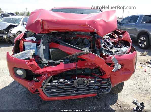 3TMCZ5AN4LM309904 2020 TOYOTA TACOMA Red Սարքավորումների վահանակի տեսք