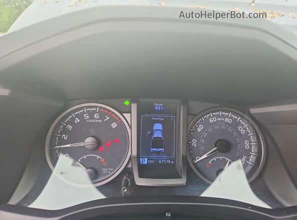 3TMCZ5AN4LM362733 2020 TOYOTA TACOMA Серый Вид щитка приборов