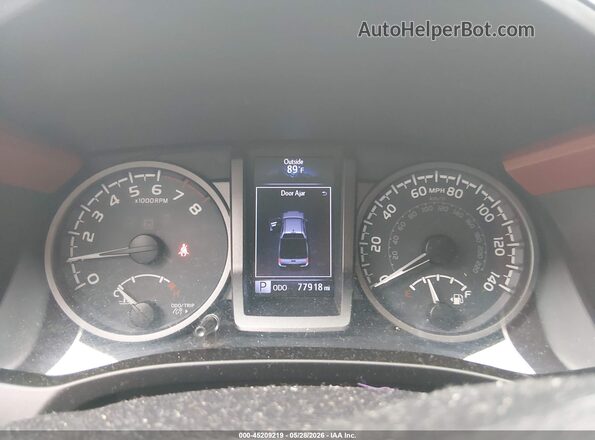 3TMCZ5AN5HM092399 2017 TOYOTA TACOMA Orange Вид задніх сидінь