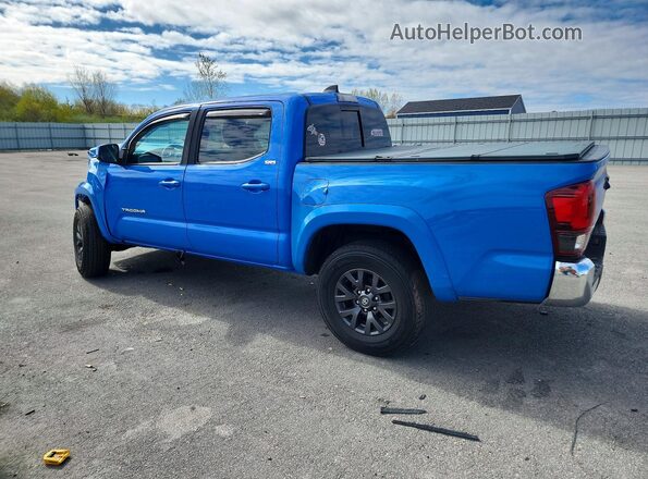 3TMCZ5AN5LM306414 2020 TOYOTA TACOMA Blue Rear left