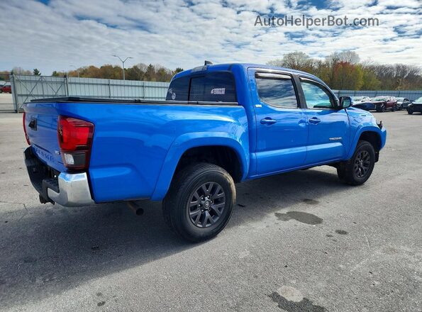 3TMCZ5AN5LM306414 2020 TOYOTA TACOMA Blue Rear right