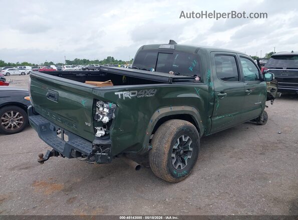 3TMCZ5AN5MM414338 2021 TOYOTA TACOMA Green Задня права чверть