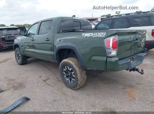 3TMCZ5AN5MM414338 2021 TOYOTA TACOMA Green Задня ліва чверть