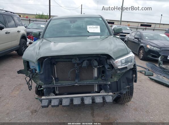 3TMCZ5AN5MM414338 2021 TOYOTA TACOMA Green Вид задньої частини салону
