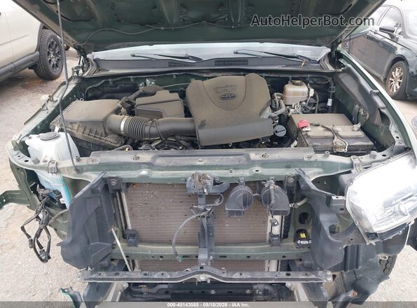 3TMCZ5AN5MM414338 2021 TOYOTA TACOMA Green Вид ззаду