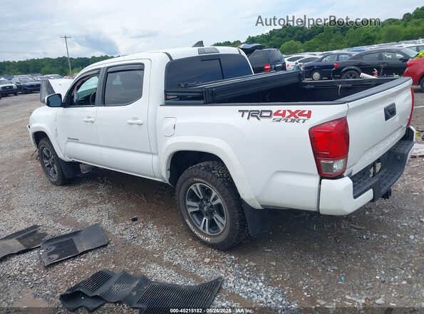 3TMCZ5AN6JM144418 2018 TOYOTA TACOMA White Rear left