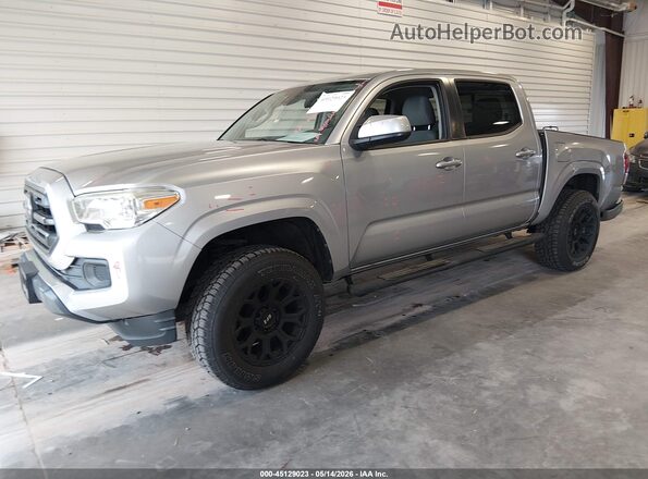 3TMCZ5AN6KM242852 2019 TOYOTA TACOMA Silver Передня ліва чверть