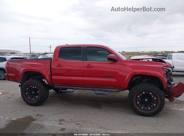 3TMCZ5AN6LM339647 2020 TOYOTA TACOMA Red Vista interior trasera