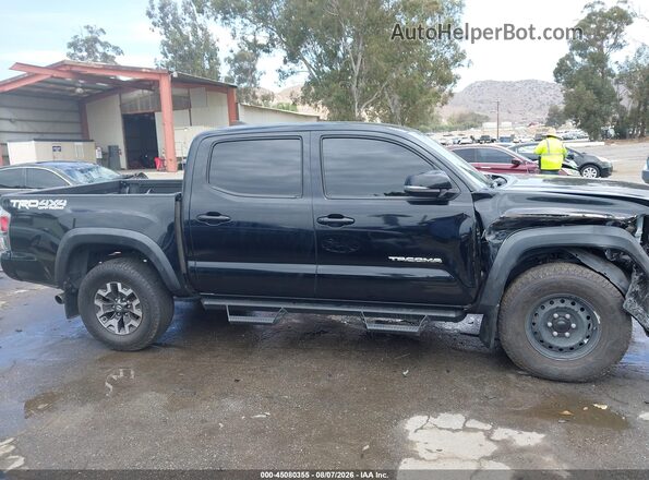 3TMCZ5AN6MM416695 2021 TOYOTA TACOMA Black უკანა სალონის ხედი