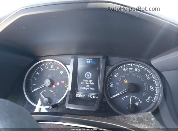 3TMCZ5AN6MM416695 2021 TOYOTA TACOMA Black უკანა სავარძლების ხედი