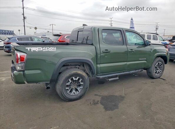 3TMCZ5AN6MM453021 2021 TOYOTA TACOMA Green Trasero derecho